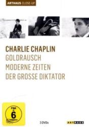 Charlie Chaplin, 3 DVDs - DVD