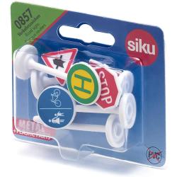 SIKU Verkehrszeichen-Set 6-teilig Kunststoff 0857 mehrfarbig
