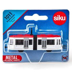 SIKU Straßenbahn Metall/Kunststoff 1011 weiß/rot