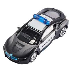 SIKU BMW i8 US-Polizeiauto Metall/Kunststoff 1533 schwarz