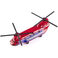 SIKU Transporthubschrauber Metall/Kunststoff 1689 rot/blau