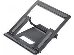 HAMA Ergonomischer Notebook-Stand neigbar Metall grau