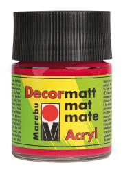 MARABU Acrylfarbe Decormatt Acryl 50 ml kirschrot