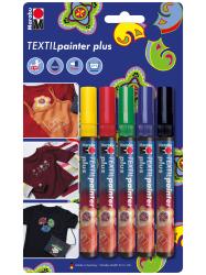 MARABU Textilstifte Textil Painter Plus 5 x 3 mm mehrere Farben