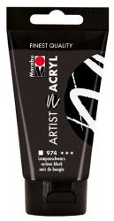 MARABU Acrylfarbe Artist 75 ml lampenschwarz