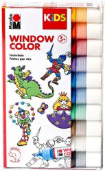 Marabu Window Color Set, 10 x 25 ml, mehrere Farben 