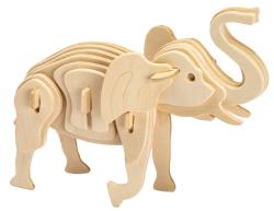 MARABU Kids Holzbastelset Elefant 27 Teile natur