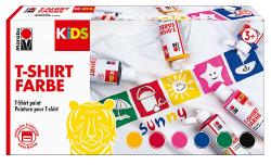 Marabu Kids T-Shirt Farbenset, 6 x 80 ml, mehrere Farben 