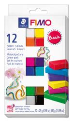 STAEDTLER® FIMO® Soft Basic mit 12 Blöcken mehrere Farben