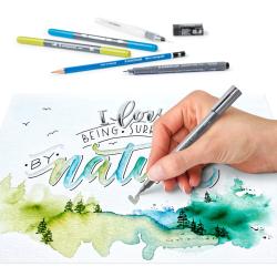 STAEDTLER® Handlettering & Aquarell-Set 11 Teile