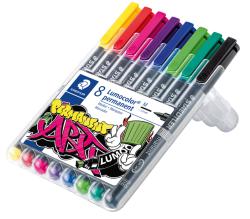 STAEDTLER® Lumocolor® Permanentmarker  1 mm 8 Stück mehrere Farben