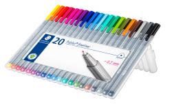 STAEDTLER® Fineliner Triplus 0,3 mm 20 Stück mehrere Farben