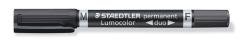 STAEDTLER® Lumocolor® Permanentmarker duo 348 schwarz