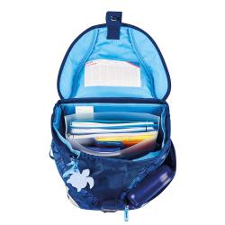 HERLITZ Schulrucksack-Set SoftLight Plus GreenLine Deep Sea 5-teilig blau