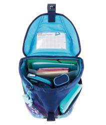 HERLITZ Schultaschen-Set SoftLight Plus Greenline Blue Ice 5-teilig blau/lila