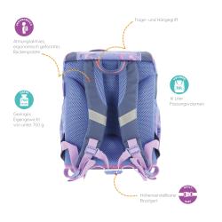 HERLITZ Schultaschen-Set UltraLight Plus Butterfly Paradise 5-teilig lila