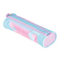 Schulranzen-Set in Pastellfarben mit Seepferdchen-Motiv. Enthält Rucksack, Sportbeutel, Federmäppchen und Schreibmappe.