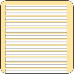 HERLITZ Heft A5 16 Blatt deutsche Lineatur 2 liniert