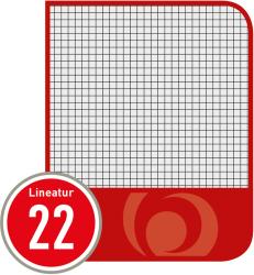 HERLITZ Heft A4 16 Blatt deutsche Lineatur 22 kariert