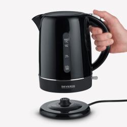SEVERIN Wasserkocher WK 4322 1,7 Liter schwarz