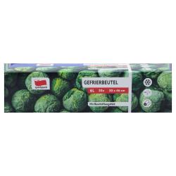 Verpackung von Gefrierbeuteln. 20 Stück, Größe 30 x 46 cm.