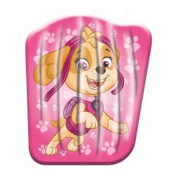 Kindermatratze mit Paw Patrol Motiven. Rosa Farbe mit Hundemotiven.