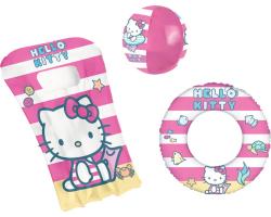 Strand-Set Helly Kitty 3-teilig rosa/weiß