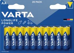 VARTA Mignon AA Batterien, 20 Stück, LONGLIFE Power