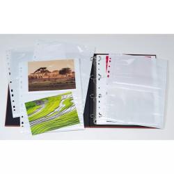 Verpackung mit 10 Fotohüllen für Fotos in der Größe 13 x 18 cm. Hüllen aus Polypropylen, geeignet für Archivierung.