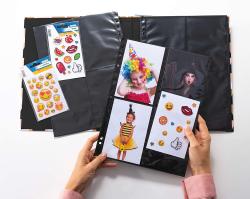 Packung mit 10 Fototaschen für Fotos in der Größe 10 x 15 cm. Transparent und aus Polypropylen.