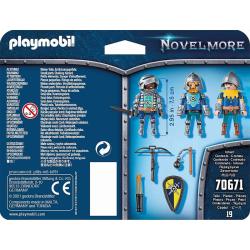 PLAYMOBIL® 3er Set Novelmore Ritter 19 Teile 70671