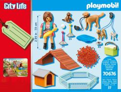 PLAYMOBIL® City Life Geschenkset Hundetrainerin 22 Teile 70676