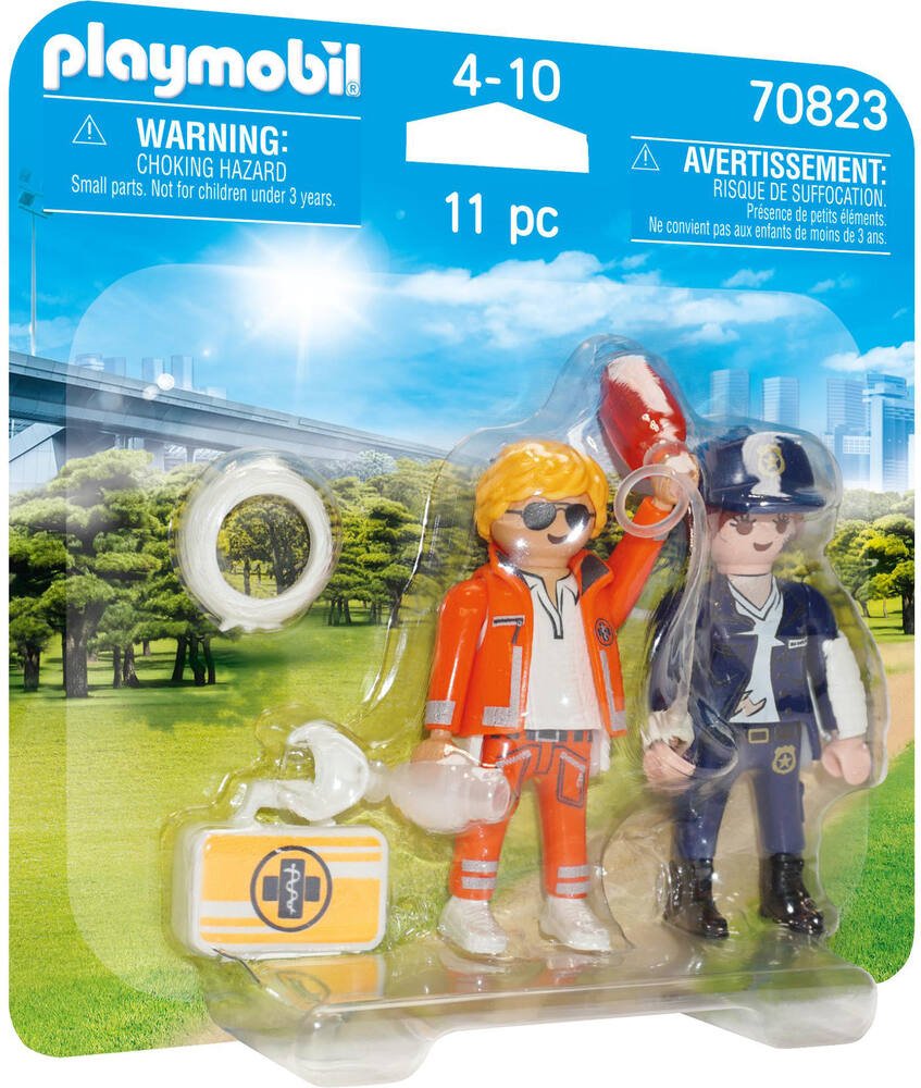 PLAYMOBIL® Notarzt und Polizistin Duopacks 70823