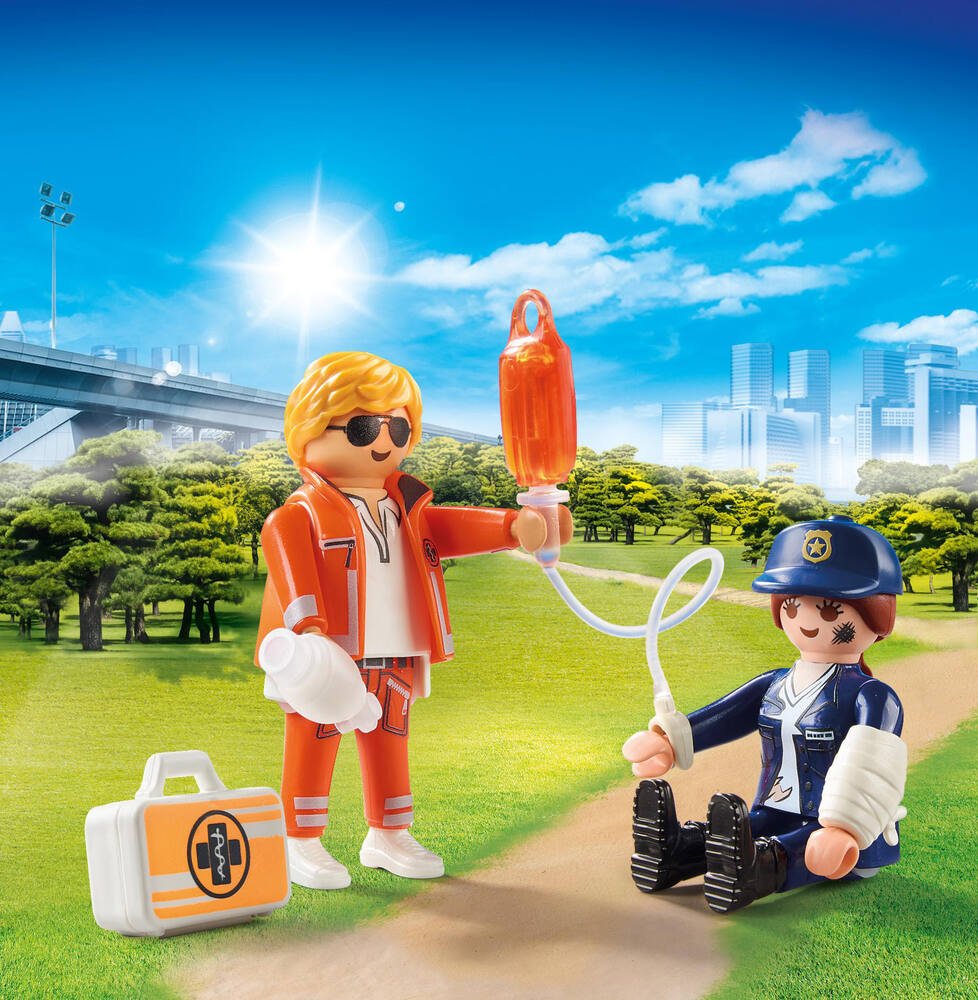 PLAYMOBIL® Notarzt und Polizistin Duopacks 70823