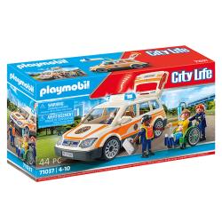 PLAYMOBIL® City Life Notarzt PKW mit vielfältiger Ausstattung 44 Teile 71037