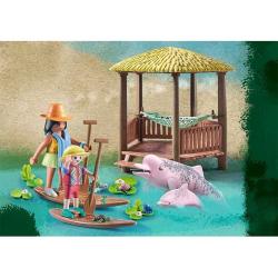 PLAYMOBIL® Wiltopia Paddeltour mit den Flussdelfinen 44 Teile 71143