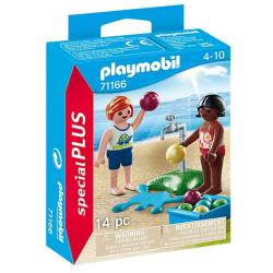 PLAYMOBIL® Kinder mit Wasserballons 14 Teile 71166