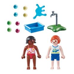 PLAYMOBIL® Kinder mit Wasserballons 14 Teile 71166