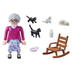 PLAYMOBIL® Oma mit Katzen 9 Teile 71172