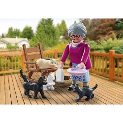 PLAYMOBIL® Oma mit Katzen 9 Teile 71172