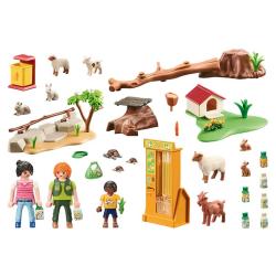 PLAYMOBIL® Erlebnis-Streichelzoo 63 Teile 71191