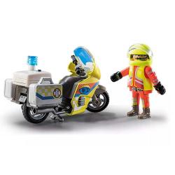 PLAYMOBIL® Notarzt-Motorrad mit Blinklicht 20 Teile 71205