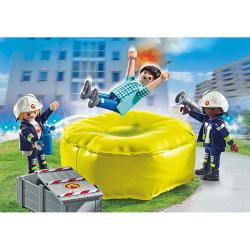 PLAYMOBIL® Feuerwehrleute mit Luftkissen 13 Teile 71465