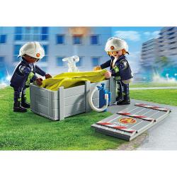 PLAYMOBIL® Feuerwehrleute mit Luftkissen 13 Teile 71465