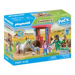 PLAYMOBIL® Country Tierarzteinsatz bei den Eseln 55 Teile 71471