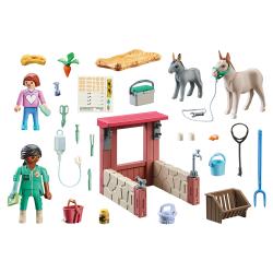 PLAYMOBIL® Country Tierarzteinsatz bei den Eseln 55 Teile 71471