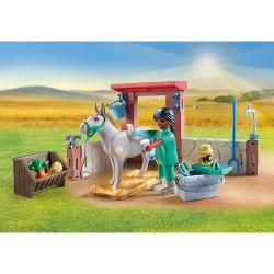 PLAYMOBIL® Country Tierarzteinsatz bei den Eseln 55 Teile 71471