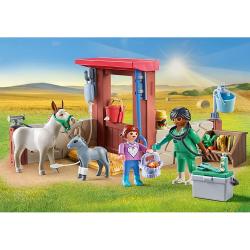 PLAYMOBIL® Country Tierarzteinsatz bei den Eseln 55 Teile 71471