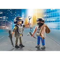 PLAYMOBIL® SWAT & Bandit mit Zubehör 9 Teile 71505