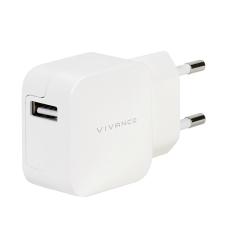 VIVANCO USB Fast Charger 2,4 A weiß 
